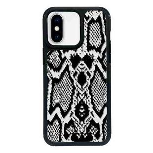 For iPhone X / XS Exclusive Design Style PC Full Coverage Pattern Phone Case(Snake Pattern)