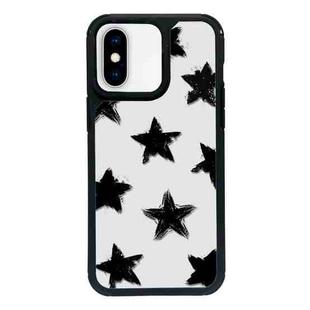 For iPhone X / XS Exclusive Design Style PC Full Coverage Pattern Phone Case(Star)