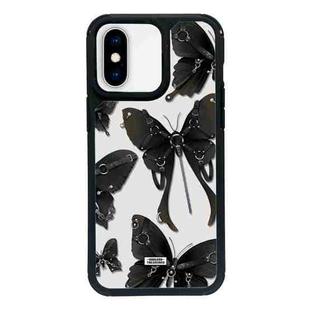 For iPhone X / XS Exclusive Design Style PC Full Coverage Pattern Phone Case(Butterfly)