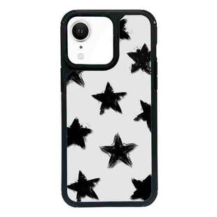 For iPhone XR Exclusive Design Style PC Full Coverage Pattern Phone Case(Star)