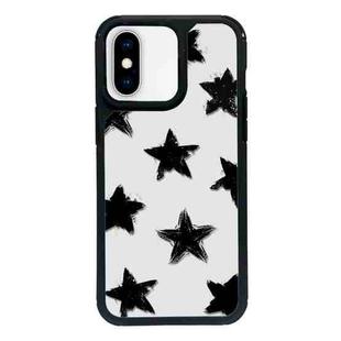 For iPhone XS Max Exclusive Design Style PC Full Coverage Pattern Phone Case(Star)