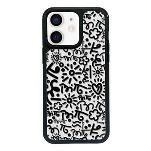 For iPhone 12 mini Exclusive Design Style PC Full Coverage Pattern Phone Case(Geometric A)