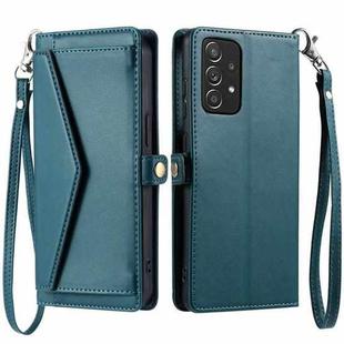 For Samsung Galaxy A23 4G / 5G / F23 5G Wallet Multi-card Slot Leather Phone Case with Lanyard(Green)