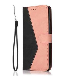 For Xiaomi 14T Pro Dual-color Stitching Leather Phone Case(Black Rose Gold)