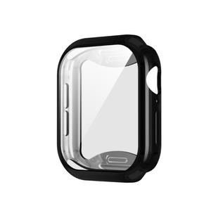 For Apple Watch Series 10 46mm Plating TPU All-Inclusive Watch Case(Black)