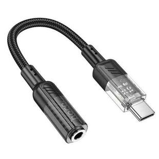 hoco LS37 Spirit Transparent Type-C to 3.5mm Digital Audio Adapter Cable(Black)