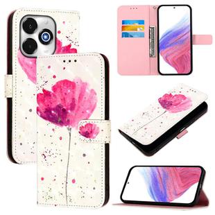 For UMIDIGI G100x 5G / 4G 3D Painting Horizontal Flip Leather Phone Case(Flower)