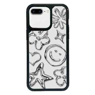 For iPhone 7 Plus / 8 Plus Exclusive Design Style PC Full Coverage Pattern Phone Case(Metal Smile)