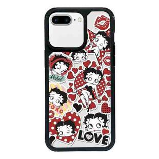 For iPhone 7 Plus / 8 Plus Exclusive Design Style PC Full Coverage Pattern Phone Case(Miss Betty C)