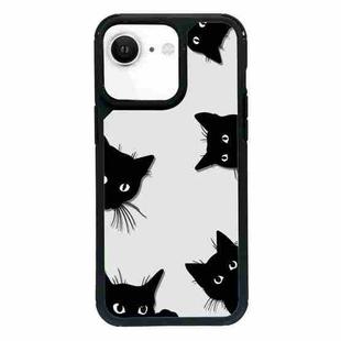 For iPhone 7 / 8 / SE 2020 2022 Exclusive Design Style PC Full Coverage Pattern Phone Case(Black Cat)