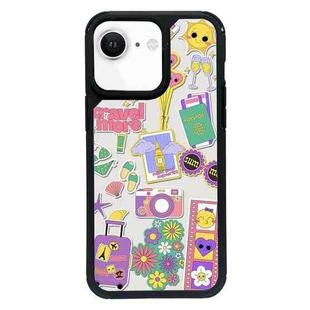 For iPhone 7 / 8 / SE 2020 2022 Exclusive Design Style PC Full Coverage Pattern Phone Case(Happy Travel B)