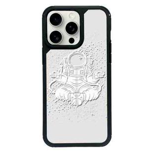 For iPhone 15 Pro Max Exclusive Design Style PC Full Coverage Pattern Phone Case(Astronaut A)