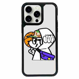 For iPhone 15 Pro Max Exclusive Design Style PC Full Coverage Pattern Phone Case(Sports Dog C)