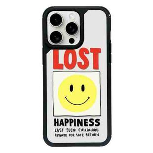 For iPhone 15 Pro Max Exclusive Design Style PC Full Coverage Pattern Phone Case(Smiley Face A)