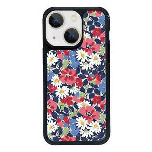 For iPhone 15 Exclusive Design Style PC Full Coverage Pattern Phone Case(Chamomile)