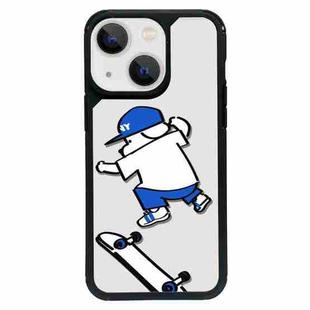 For iPhone 14 Plus Exclusive Design Style PC Full Coverage Pattern Phone Case(Sports Dog A)