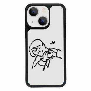 For iPhone 14 Plus Exclusive Design Style PC Full Coverage Pattern Phone Case(Boy)