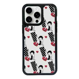 For iPhone 14 Pro Exclusive Design Style PC Full Coverage Pattern Phone Case(Miss Betty A)