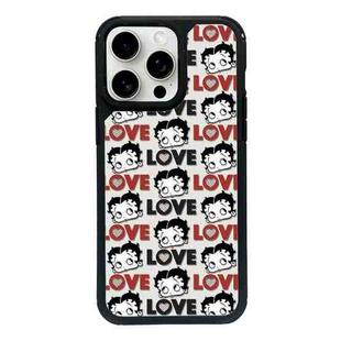 For iPhone 14 Pro Exclusive Design Style PC Full Coverage Pattern Phone Case(Miss Betty B)