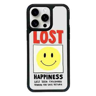 For iPhone 14 Pro Exclusive Design Style PC Full Coverage Pattern Phone Case(Smiley Face A)