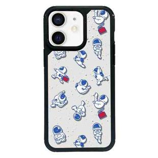 For iPhone 12 Exclusive Design Style PC Full Coverage Pattern Phone Case(Astronaut C)