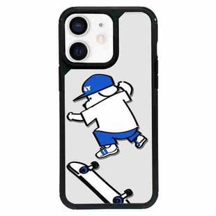 For iPhone 12 Exclusive Design Style PC Full Coverage Pattern Phone Case(Sports Dog A)