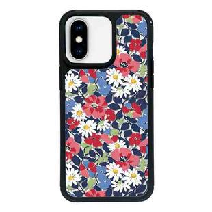 For iPhone X / XS Exclusive Design Style PC Full Coverage Pattern Phone Case(Chamomile)