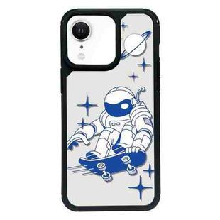 For iPhone XR Exclusive Design Style PC Full Coverage Pattern Phone Case(Astronaut B)