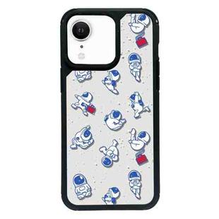 For iPhone XR Exclusive Design Style PC Full Coverage Pattern Phone Case(Astronaut C)