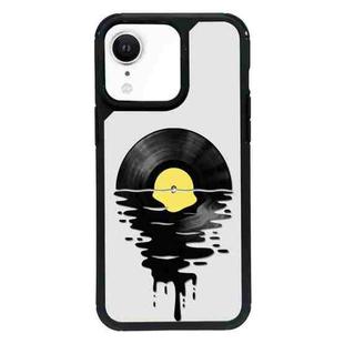 For iPhone XR Exclusive Design Style PC Full Coverage Pattern Phone Case(Record)