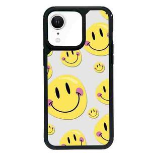 For iPhone XR Exclusive Design Style PC Full Coverage Pattern Phone Case(Smiley Face C)