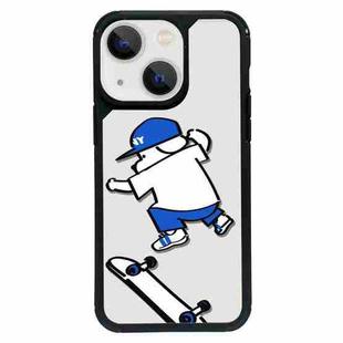 For iPhone 13 mini Exclusive Design Style PC Full Coverage Pattern Phone Case(Sports Dog A)