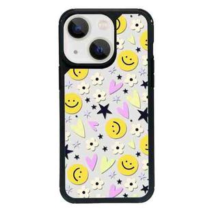 For iPhone 13 mini Exclusive Design Style PC Full Coverage Pattern Phone Case(Smiley Face B)