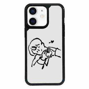 For iPhone 12 mini Exclusive Design Style PC Full Coverage Pattern Phone Case(Boy)