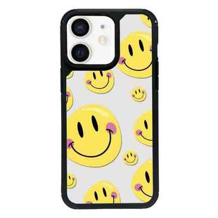 For iPhone 12 mini Exclusive Design Style PC Full Coverage Pattern Phone Case(Smiley Face C)