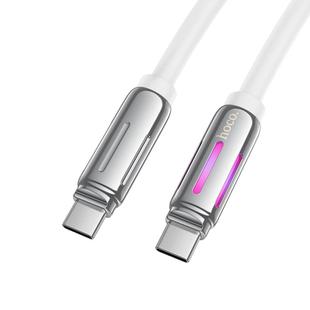 hoco U136 USB-C / Type-C to USB-C / Type-C 60W Prize Charging Data Cable, Length:1.2m(White)