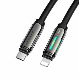 hoco U136 USB-C / Type-C to 8 Pin Prize PD Charging Data Cable, Length:1.2m(Black)