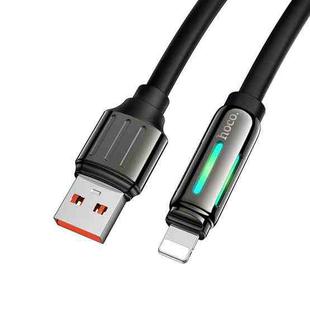 hoco U136 USB to 8 Pin Prize Charging Data Cable, Length:1.2m(Black)