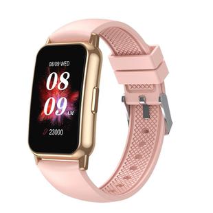 CY22 1.47 inch Silicone Strap IP67 Waterproof Smart Watch, Support Heart Rate / Blood Pressure(Pink)