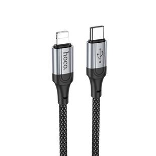 hoco X102 USB-C / Type-C to 8 Pin Fresh PD Charging Data Cable, Length:1m(Black)