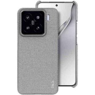 For Xiaomi 15 imak Ruiyi Series Cloth Texture PU + PC Phone Case(Light Grey)