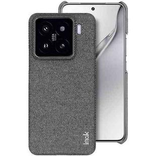 For Xiaomi 15 imak Ruiyi Series Cloth Texture PU + PC Phone Case(Dark Grey)