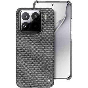 For Xiaomi 15 Pro imak Ruiyi Series Cloth Texture PU + PC Phone Case(Dark Grey)