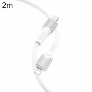 hoco X106 USB-C / Type-C to 8 Pin Big Bull PD Charging Data Cable, Length:2m(White)