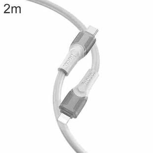 hoco X106 USB-C / Type-C to 8 Pin Big Bull PD Charging Data Cable, Length:2m(Grey)