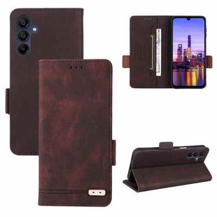 For Samsung Galaxy A16 Magnetic Clasp Leather Phone Case(Brown)