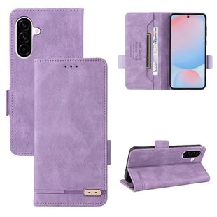 For Samsung Galaxy A56 Magnetic Clasp Leather Phone Case(Purple)