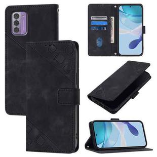 For Nokia G42 / G310 Skin Feel Embossed Leather Phone Case(Black)