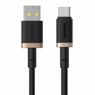 Baseus Dura Series USB to USB-C / Type-C 60W Fast Charging Cable, Length:1m(Gold Black)