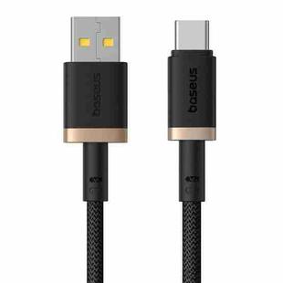 Baseus Dura Series USB to USB-C / Type-C 60W Fast Charging Cable, Length:2m(Gold Black)